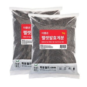 화분월드 더좋은 펠렛 발효 계분, 2개, 1kg