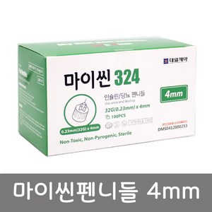 마이씬 인슐린 펜니들 32G 4mm, 1개, 100개입