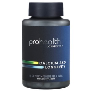 아이허브 칼슘 AKG 장수 1000mg 캡슐 60정(캡슐 1정당 500mg), 60정, 1개
