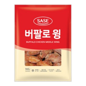 사세 버팔로윙 (냉동) 플러스X, 1개, 1kg