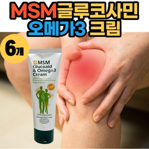 우주상사 바르는 MSM글루코에이드 앤 오메가3 크림, 6개, 120ml