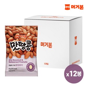 [머거본] 맛땅콩 40g 12봉, 1개