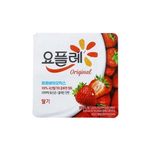 빙그레 요플레 딸기 85g 20개, 24개