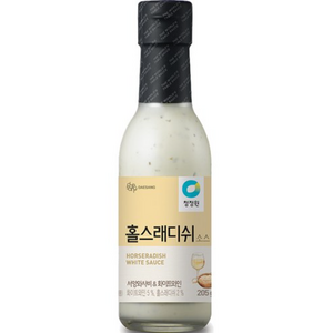 청정원 홀스래디쉬 소스, 205g, 4개