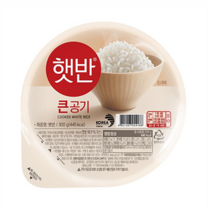 햇반 백미밥 210g 중간공기, 300g, 30개