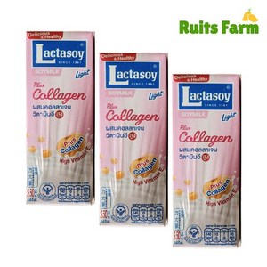 [루츠팜]태국 두유 락타소이 콜라겐 250mlX36개 lactasoy 콜라겐 락타소이두유, 36개, 250ml