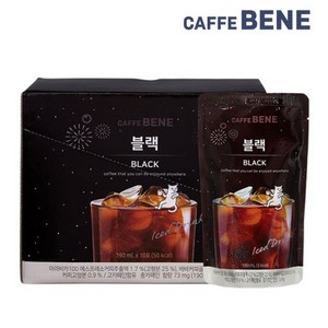 카페베네 커피파우치 블랙, 190ml, 50개