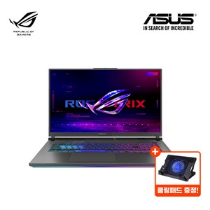 에이수스 2024 ROG 스트릭스 G18 코어i9 인텔 14세대 지포스 RTX 4060, Eclipse Gay, 2TB, 64GB, WIN11 Home, G814JVR-N6052