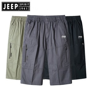 JEEP Spirit (지프 스피릿) 남성 7부 반바지 HB-8270 아윳도어 트레이이닝 스포츠 레져복