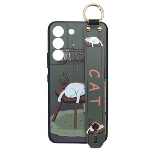 신서엔코 갤럭시 케이스 Galaxy Phone Case SCS-1533 일러스트 핸드 스트랩