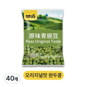 평츠비 감원 중국완두콩, 오리지널, 40개, 12g