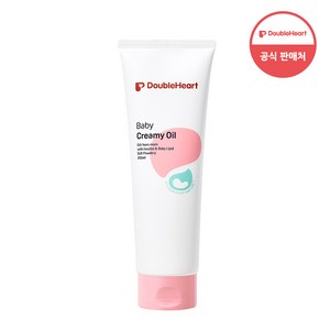 더블하트 대용량 베이비 크리미 오일 소프트파우더리향, 250ml, 2개