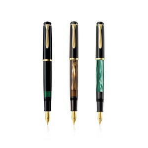 Pelikan 펠리칸 M200 만년필 Classic 입사 졸업 승진 선물, 펜촉 EF 블랙 0.38mm, 펜촉 EF 블랙 0.38mm