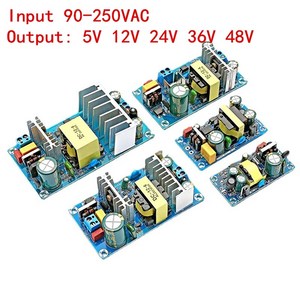 AC100-240V 스위칭 전원 모듈 AC-DC 5V 12V 24V 36V 48V 1A 2A 4A 3A 6A 7A 8A 9A 12.5A 산업 베어 보드, 1개