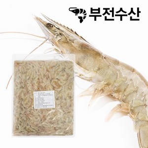 부전수산 냉동 신선한 자연산 민물새우 2kg (400g x 5팩) 생새우 새우깡 민물새우깡 새우탕 민물새우탕 육수재료 해장국재료, 1개