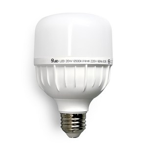 건식 LED 고와트 원통 T램프 보안등 20W E26, 주광색, 1개