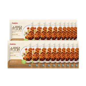 굽네 소스가 맛있는 닭가슴살 슬라이스 데미갈릭페퍼 120g, 20개