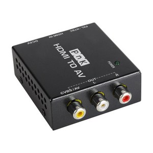 HDMI to AV RCA 컴포지트 컨버터 P017A, 1개