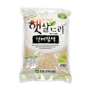 [건강잡곡] 화성 정남농협 현미찹쌀, 4kg, 1개