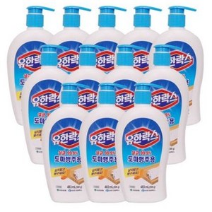 유한락스 살균 99.9% 도마행주용 500g, 483ml, 12개