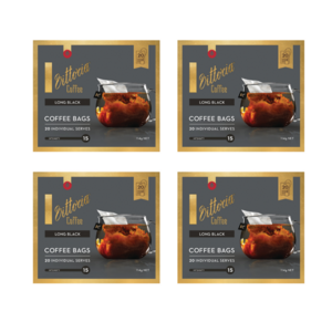 비토리아 커피백 롱블랙 Vittoia Coffee Bags Long Black, 4개, 20개입, 114g