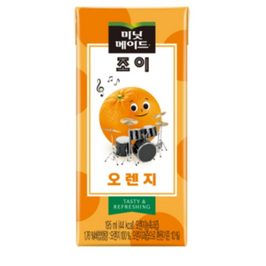 미닛메이드 조이 오렌지 팩, 195ml, 96개