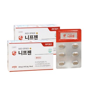 니프젠 스파이크 프리미엄 600mg, 30정, 2개