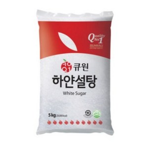 큐원 하얀 설탕, 5kg, 1개