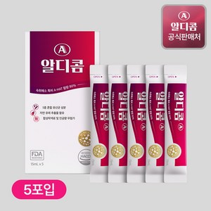 알디콤 숙취해소제 15g 5포입, 75ml, 1개