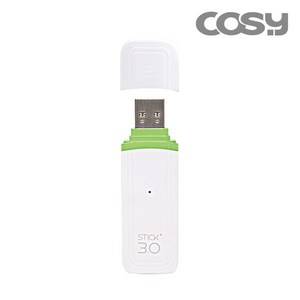 [COSY]코시 스틱 USB 3.0 카드리더 CR1228U3, 블루, 1개