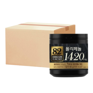 롯데 드림카카오 82% 폴리페놀 초콜릿, 86g, 9개