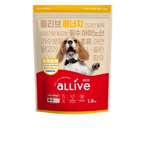 대주펫푸드 올리브 강아지 퍼피 앤 영 어덜트 에너지 사료, 닭, 1.8kg, 1개