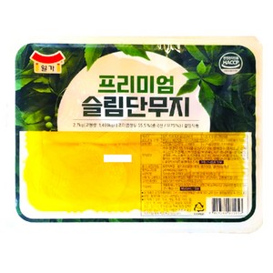 일미 일가 프리미엄 슬림단무지, 2개, 2.7kg