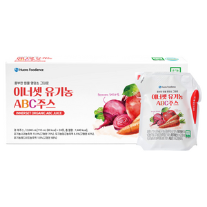[ 휴온스N 공식] 이너셋 유기농 ABC주스, 24개, 110ml