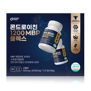 두고푸드 소연골 콘드로이친 MBP 플렉스 600mg, 1박스, 180정