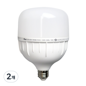 블링 GS LED 전구 삼파장 램프 크림벌브 보안등 공장등 고와트, 50W(E39), 2개