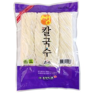 [송학식품] 생칼국수 600g (약 4인분) _ 칼국수 생면, 1개
