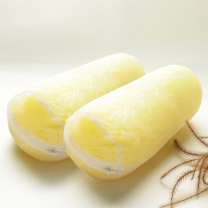 네모라인 국내생산 원형 바이오칩 베개 쿨베개, 옐로우(연질 원형)