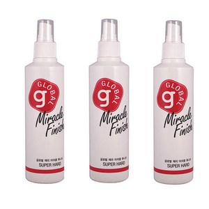 새한글로벌 체리 미러클 휘니쉬 헤어스프레이, 240ml, 3개