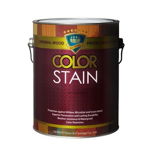 노루페인트 곰팡이방지 목재용 칼라스테인 커버업 무광 3.5L, 올리브그린, 1개