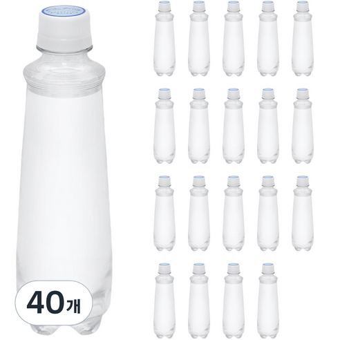 초정탄산수 에코 무라벨, 350ml, 40개