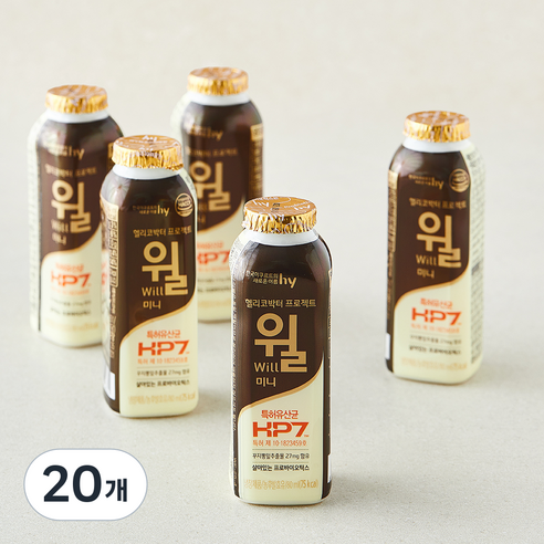 [로켓프레시] 에치와이 윌 미니, 20개, 1개입, 80ml