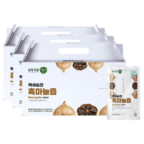 삼육 백세습관 흑마늘즙