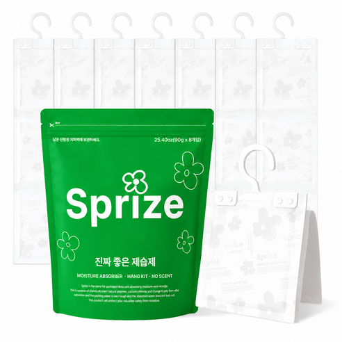 서프라이즈 진짜 좋은 제습제 걸이형 8p, 720g, 1개