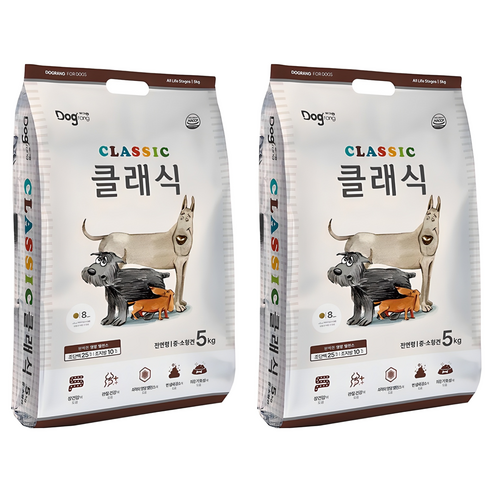 도그랑 전연령 강아지 클래식 건식사료