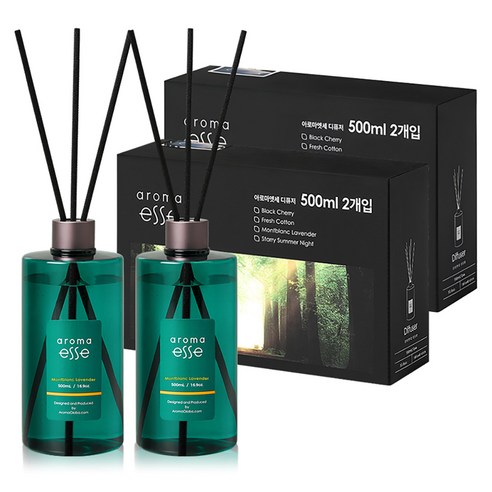 아로마엣세 센트클래식 대용량 디퓨저, 몽블랑라벤더, 500ml, 4개
