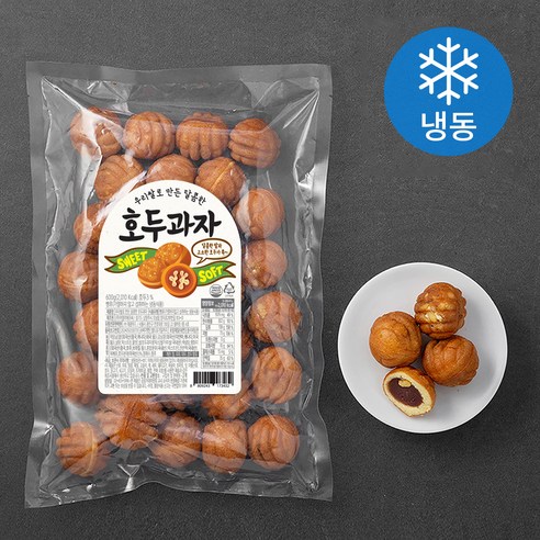 우리쌀로 만든 달콤한 호두과자 (냉동)