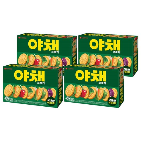 롯데웰푸드 야채 크래커