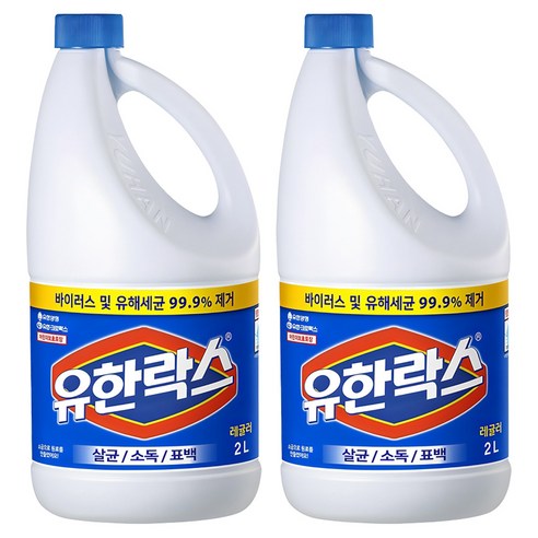 유한락스 레귤러, 2L, 2개