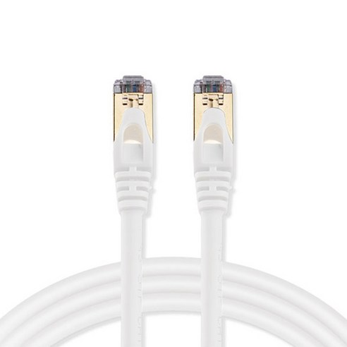 애니포트 플러스 프리미엄 고급형 랜선 STP 20M CAT7, 화이트, 1개, 20m